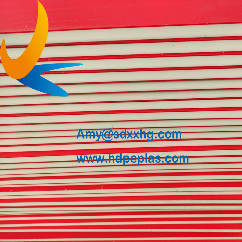Customized promotional dual color hdpe sheet/extrusion
