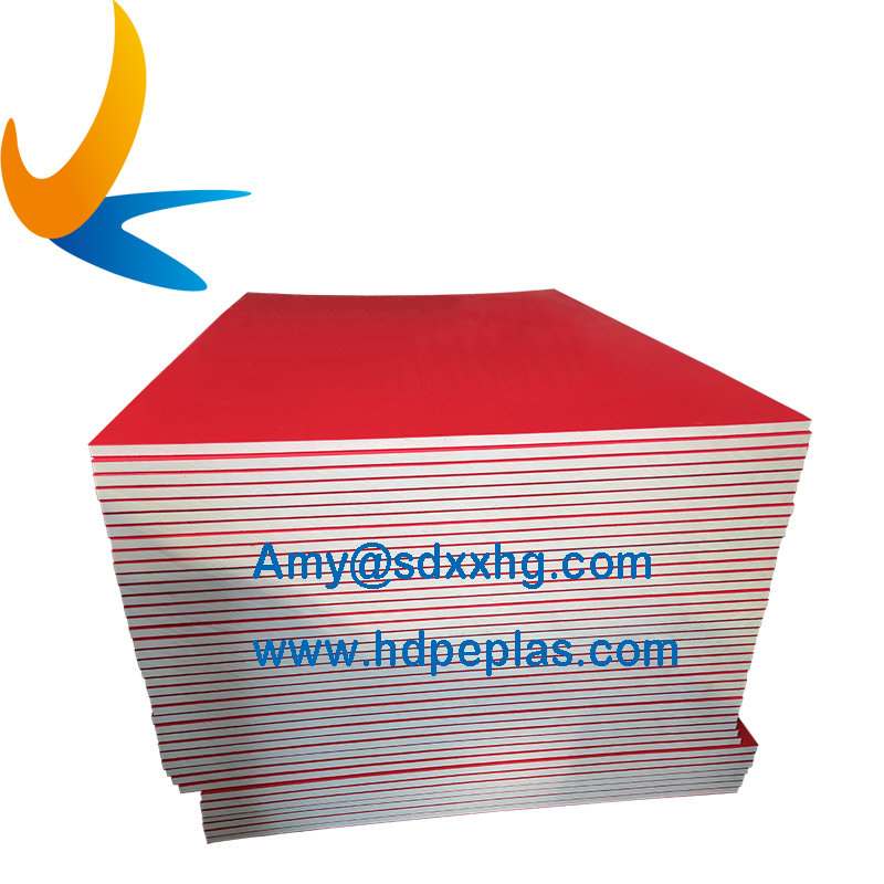 Customized promotional dual color hdpe sheet/extrusion