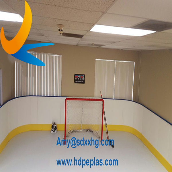 HDPE synthetic ice rink hockey shooting tiles