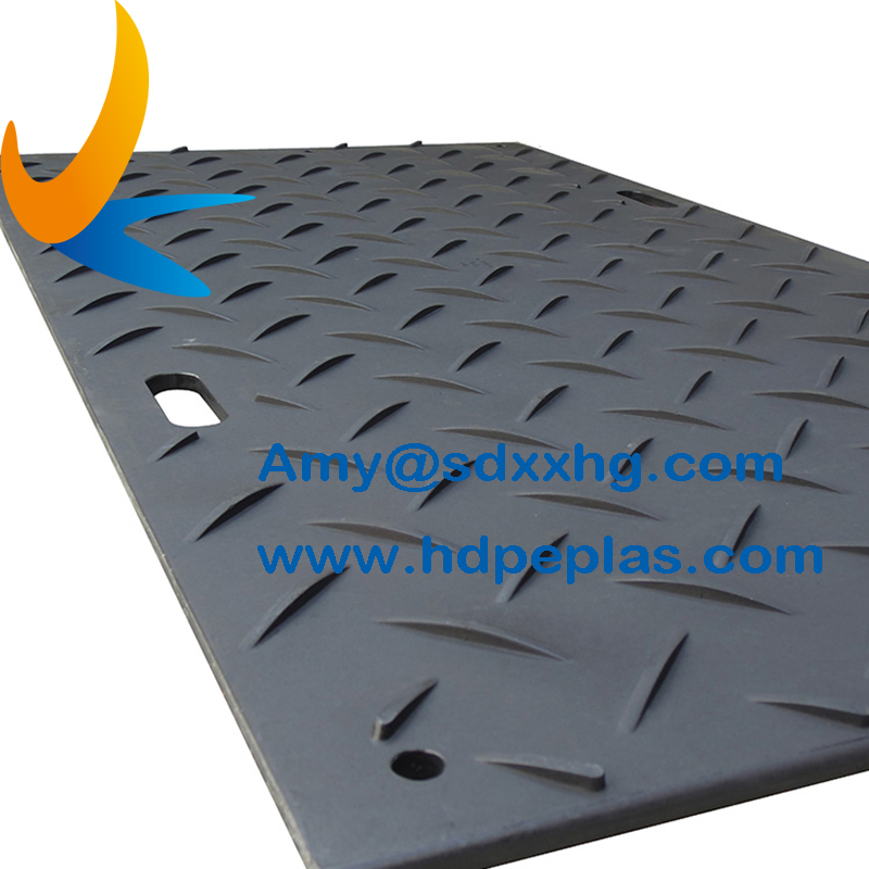2440*1220*12.7mm Black Truck PE Toad mat/Large Plastic Floor Mat