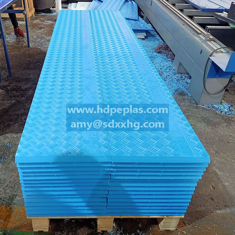 100% plastic hdpe ground protection track bog mats