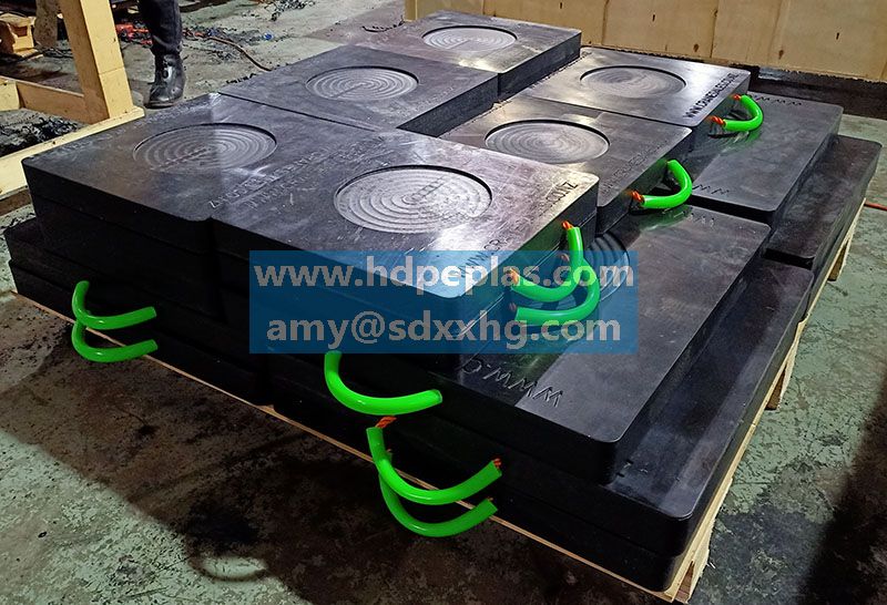 UHMW-PE Stabilizer Pads for Crane and Boom Truck