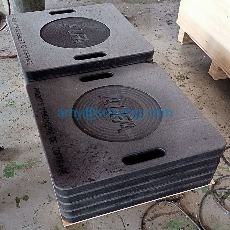 High Impact Resistance PE Crane Truck Jack Foot Pad Support Plate