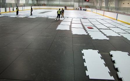 hdpe & uhmwpe roller skating rink flooring