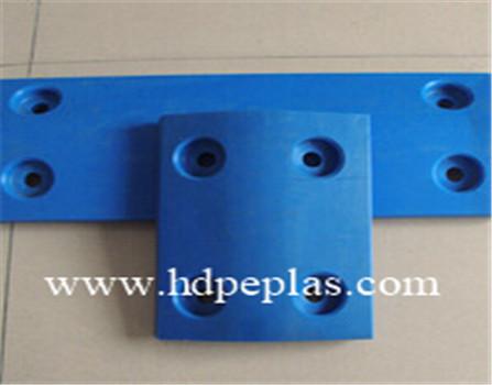 HDPE fender frontal pads/UHMW-PE low friction face pads