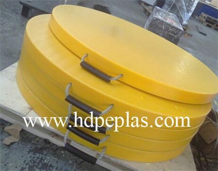 crane outrigger pad for truck stabilizer legs