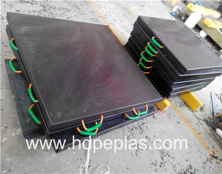 UHMWPE crane outrigger pads/price of uhmwpe crane outrigger pad
