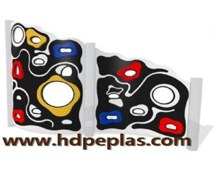 Dual color HDPE sheet can be processed to plaything