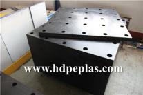 What is the life for UHMWPE fender plate ?