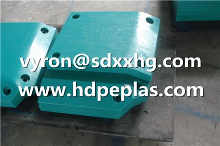 upe plastic panel colored dock fenders edge pad and corner pad in uhmwpe