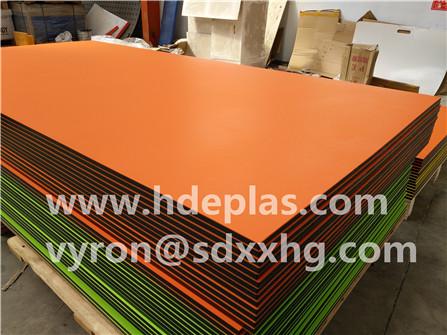 hdpe textured ABA color sheet for children playground