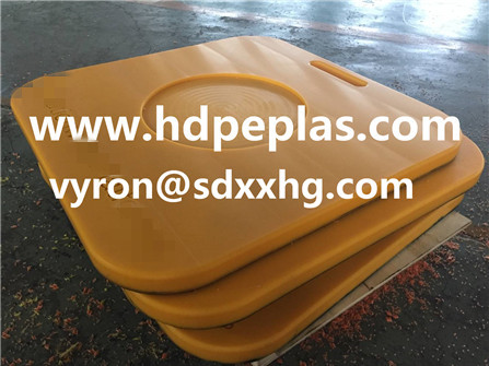 Crane pad with handle , outrigger pad