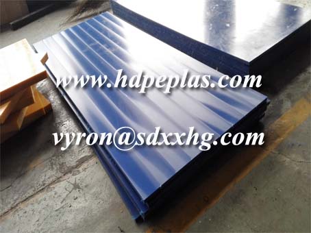 UHMWPE wear resistance liner sheet with miling maching
