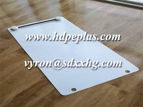 HDPE portable hockey shooting pad with rebound passer